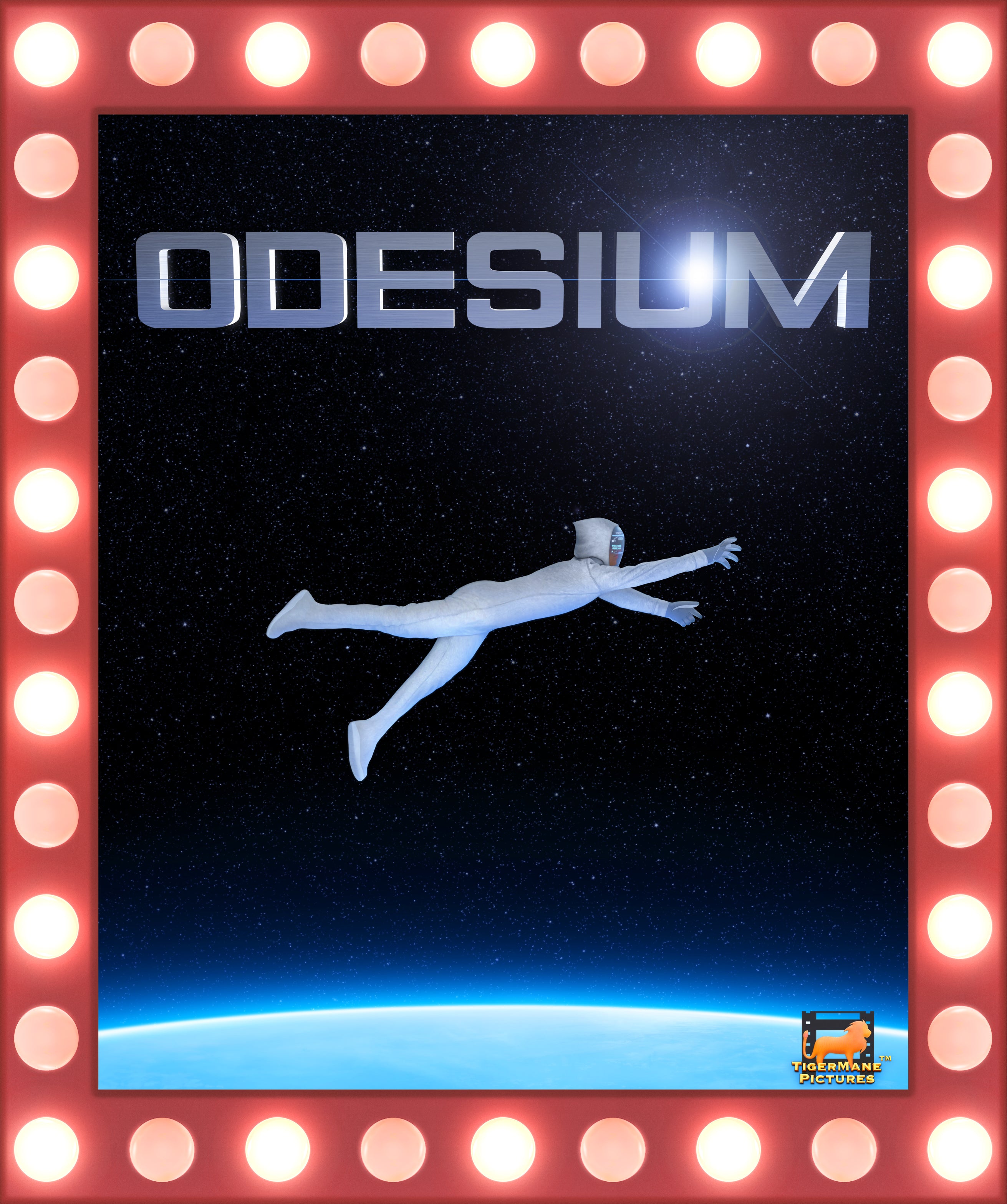 eMovie® cover art for ODESIUM — a Sc-iFi/Thriller story from Tiger Mane Pictures®